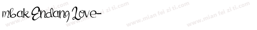 mbak Endang Love字体转换